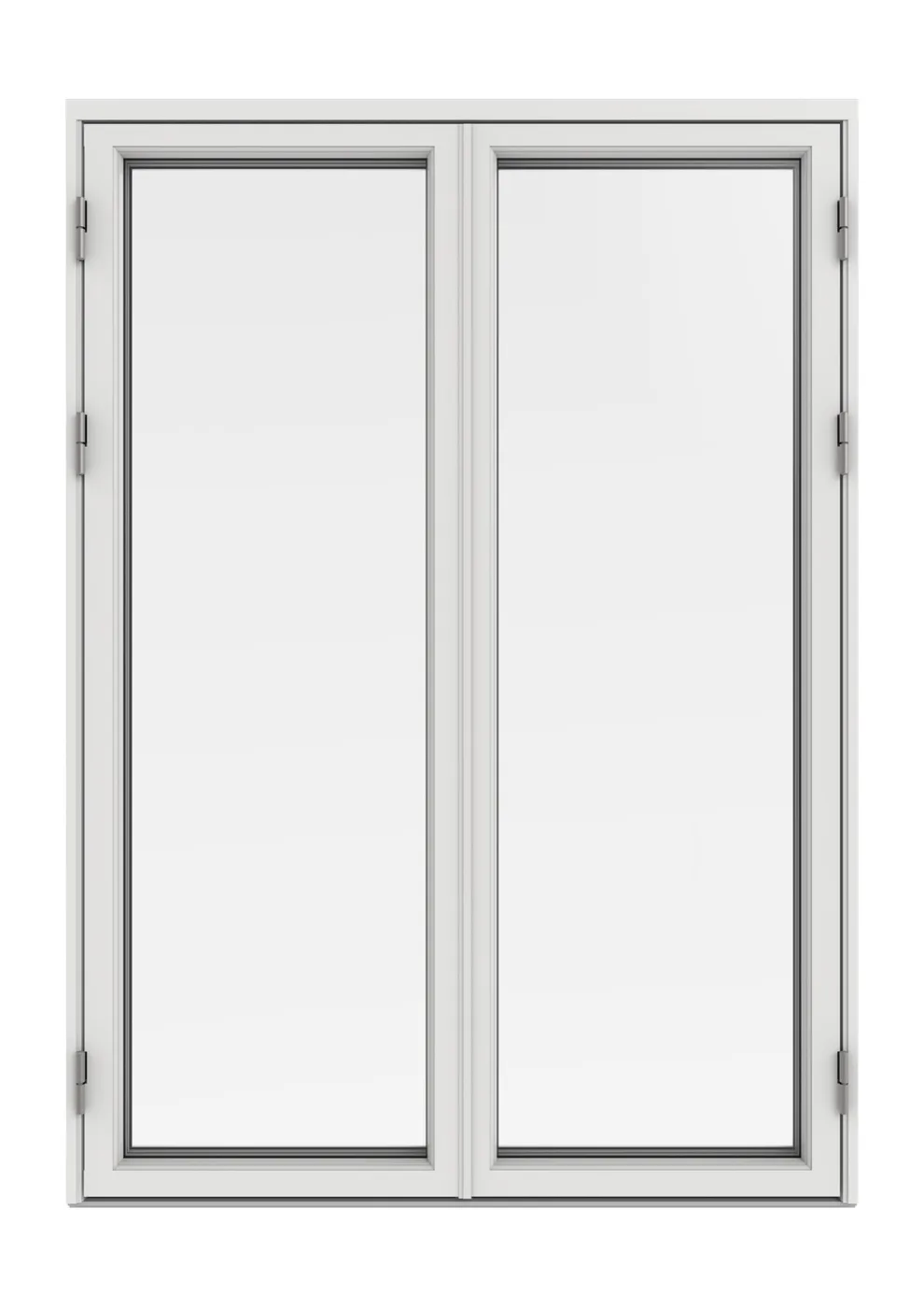 Parfönsterdörr Helglas — Outline 3-glas Alu Allmoge