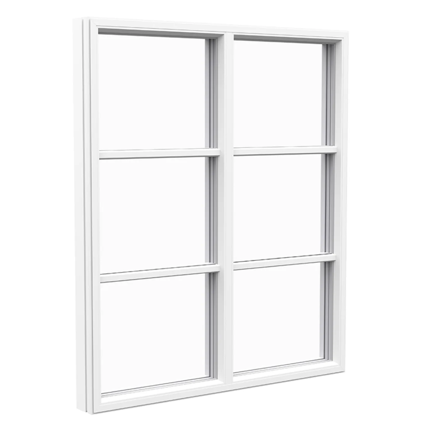 Fast fönster 2-luft, trä/alu — Antik Plus, Westcoast Windows