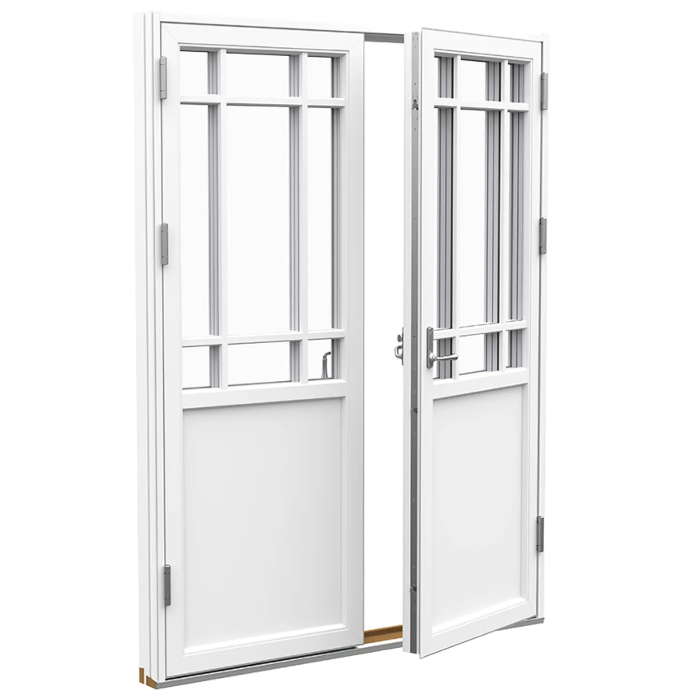 Parfönsterdörr Bröstad, trä/alu — Antik Plus, Westcoast Windows