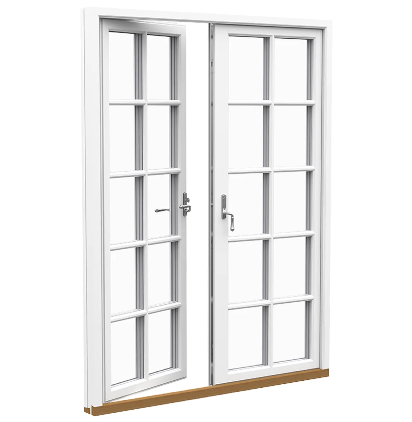Parfönsterdörr Helglas, trä/alu — Antik Plus, Westcoast Windows