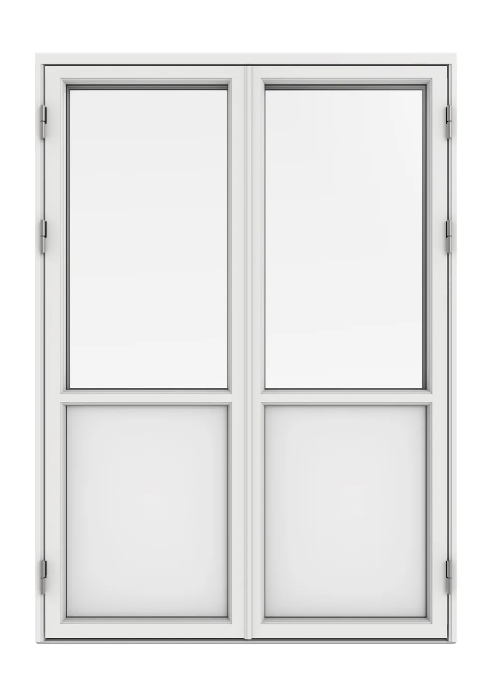 Parfönsterdörr Bröstad — Outline 3-glas Alu
